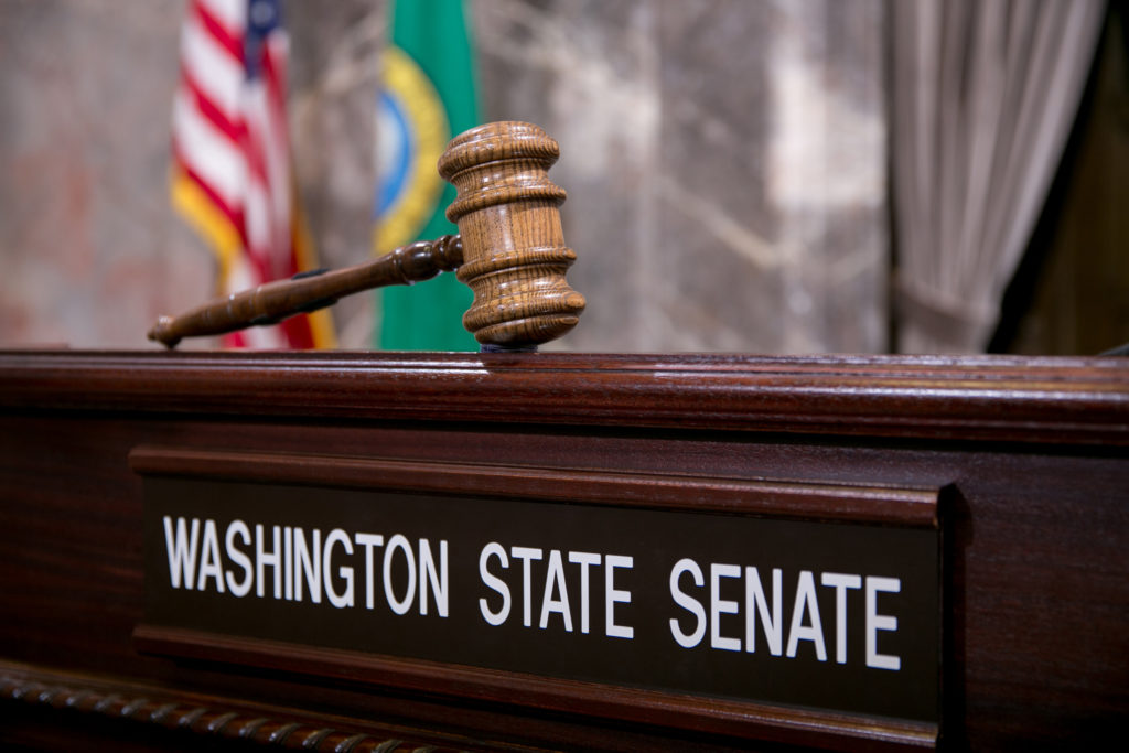 Washington State Senate Rostrum with Gavel