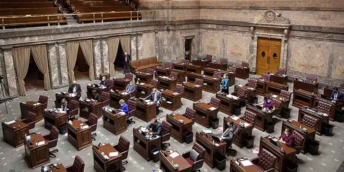 Washington State Senate floor debate, Feb. 2021